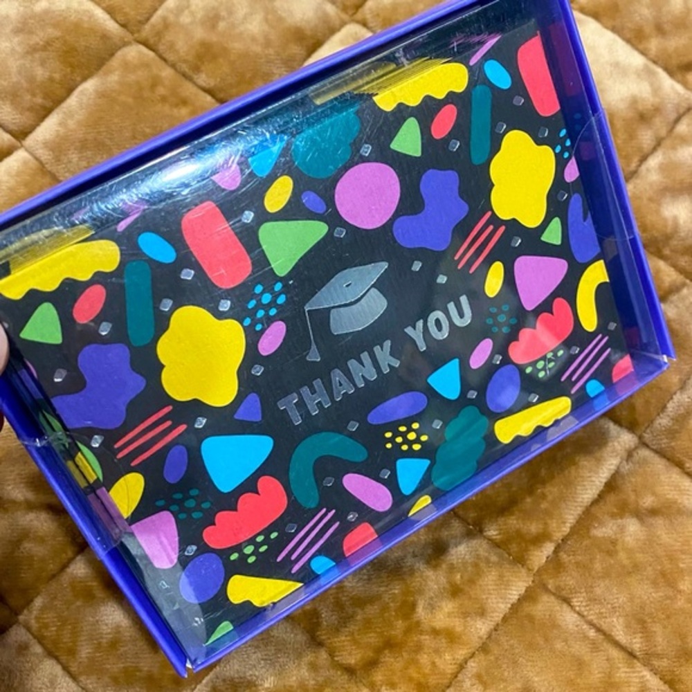 THANK YOU notes- cute with subtle graduation theme🎓 don't forget your manners!